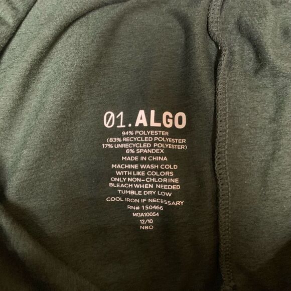 01. Algo Performance Men's Soft Anti Odor SPF 40 Loungewear Jogger Pants Medium - Picture 7 of 8